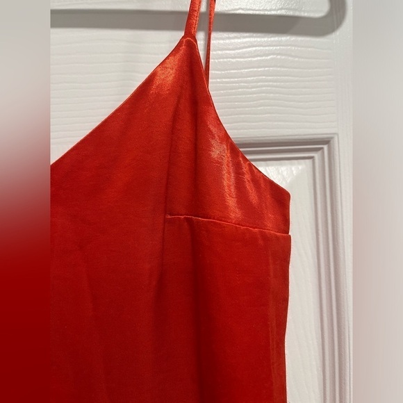 COS Red Orange Silky Cami Top- Size 2 - Picture 11 of 11